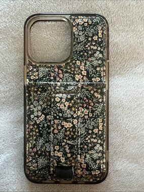 Walli Floral Phone Case with Card Slot and Strap IPhone 13 Pro